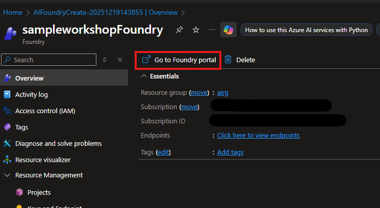 Azure OpenAI Setup - Microsoft Agent Framework Workshop